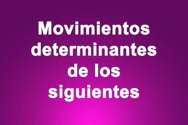 Movimientos en la interacción